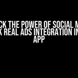 Unlock the Power of Social Media: Facebook Real Ads Integration in Flutter App