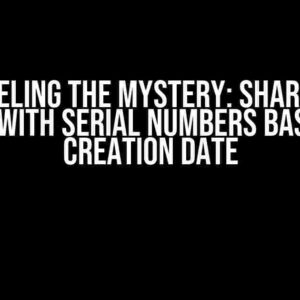 Unraveling the Mystery: SharePoint Lists with Serial Numbers Based on Creation Date